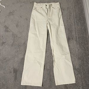 White Wide Leg Jeans